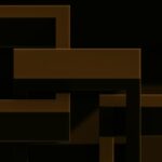 Geometric Patterns on Black Background