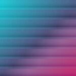Gradient Blue Pink Horizontal Lines Mobile Wallpaper
