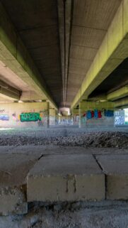 Graffiti Art Under A Bridge
