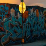 Vice City Sunset Street Art