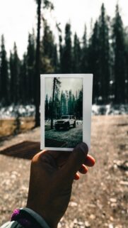 Mountain Getaway with White Jeep
