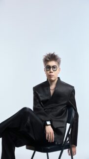 Sleek Businessman on Chair