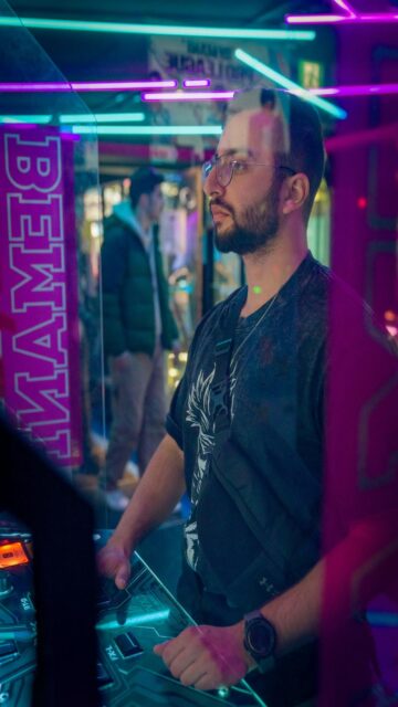 Gaming Fun with Neon Lights