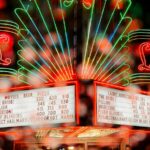 Neon Nights: Theater Marquee Wallpaper