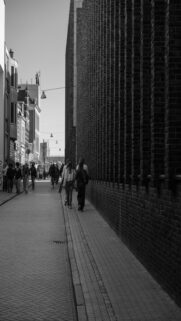 Urban Escapes: Brick Lined City Street
