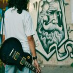Guitarist in Urban Oasis