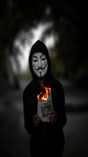 Guy Fawkes Revolution Mobile Wallpaper