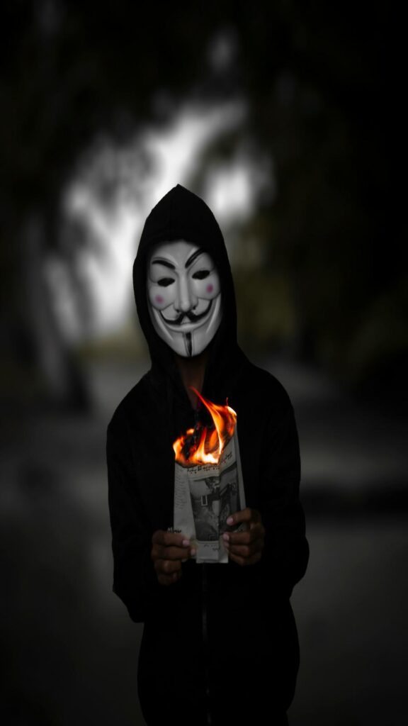 Guy Fawkes Revolution Mobile Wallpaper