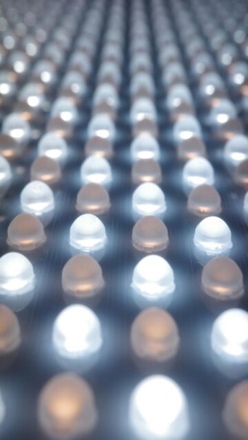 Illuminated Grid Pattern LED Lights