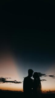 Dramatic Sunset Couple