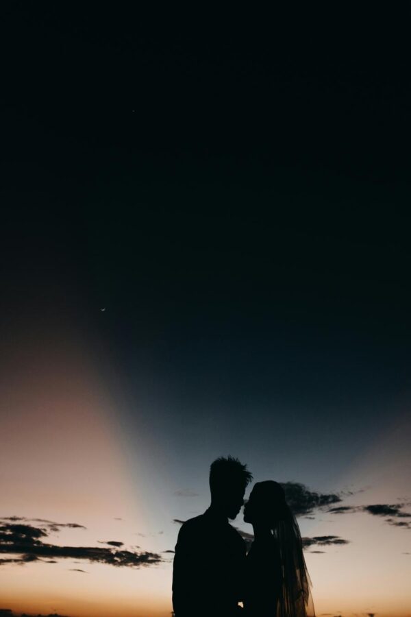 Dramatic Sunset Couple