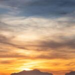 Sunset Silhouette at White Sands National Park