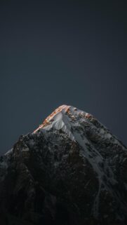 Golden Hour Mountain Peak Wallpaper
