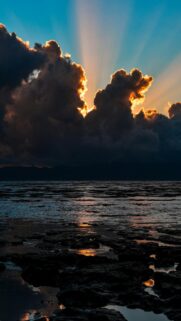 Dramatic Ocean Sunset