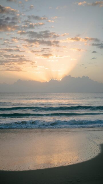 Sunrise Over The Ocean