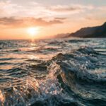 Soothing Ocean Sunset Wallpaper
