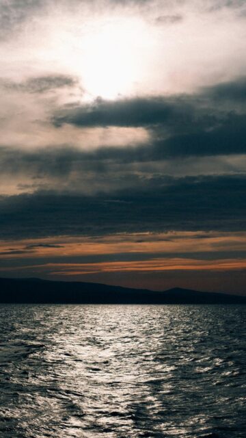 Stunning Sunset Over Calm Ocean
