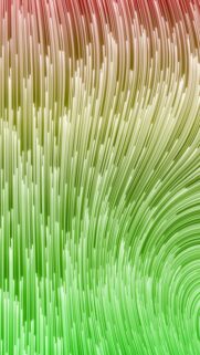 Swirling Lines Of Vibrant Green And Red Hues