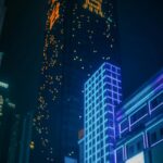 Urban Oasis at Night