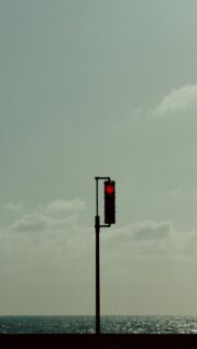 Oceanside Red Traffic Light