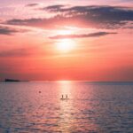 Paddleboarding Sunset Bliss