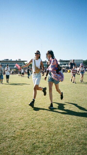 Two Friends Running in Harmony