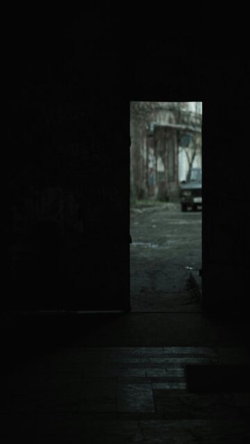 Mysterious Alleyway at Night