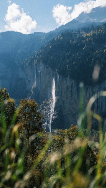 Serene Waterfall Wallpaper