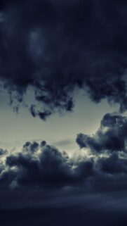 Dramatic Moody Storm Clouds Vertical Mobile Wallpaper Background