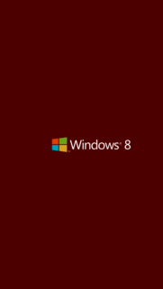 Minimalist Windows 8 Logo on Deep Maroon Background High Definition Wallpaper