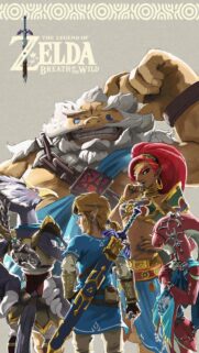 The Legend of Zelda Breath of the Wild Champions Wallpapers for Mobile