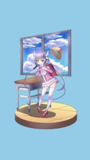 Cute Kanna Kamui Dragon Maid Anime School Girl High Definition Wallpaper