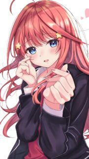 Cute Itsuki Nakano Anime Girl High Quality Mobile Wallpaper