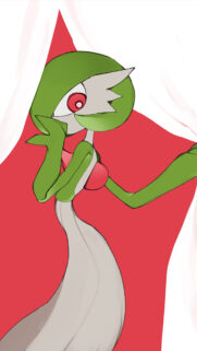 Shiny Gardevoir Pokémon Mobile Wallpaper High Resolution Art