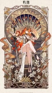 Changli from Wuthering Waves Art Nouveau Wallpaper HD for Mobile