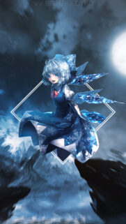 Cirno Touhou Project Ice Fairy Anime Wallpaper for Mobile