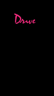 Minimalist Pink Drive Neon Typography Mobile Wallpaper