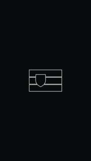 Minimalist Crest Emblem on Solid Black Background Mobile Wallpaper