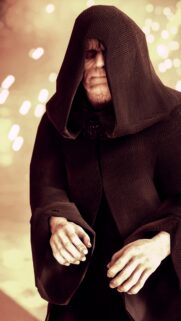 Emperor Palpatine Star Wars Dark Side Cinematic Portrait Mobile Wallpaper