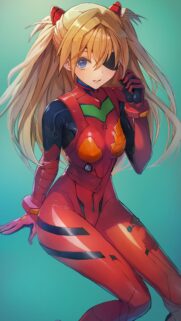 Asuka Langley Soryu Neon Genesis Evangelion High Quality Mobile Wallpaper