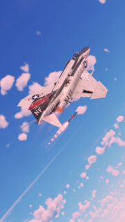 US Navy McDonnell Douglas F-4 Phantom II Fighter Jet Launching Missile Wallpaper