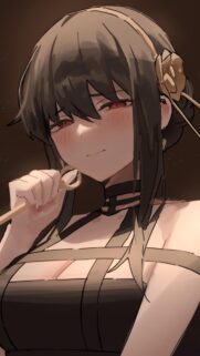 Stunning Yor Forger Anime Aesthetic Wallpaper for Mobile Devices
