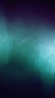 Ethereal Teal and Navy Blue Night Sky Galaxy Mobile Wallpaper