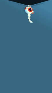Cute Minimalist Cat Peeking From Pocket Phone Wallpaper for Mobile