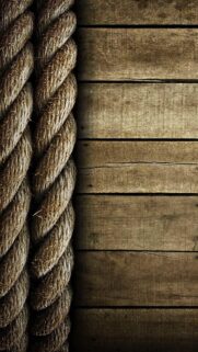 Rustic Rope and Weathered Wood Texture Background for Mobile