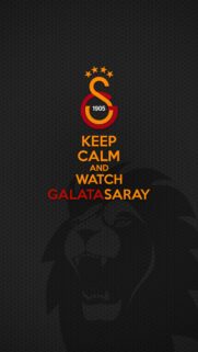 Galatasaray Keep Calm and Watch Football Mobile Wallpaper