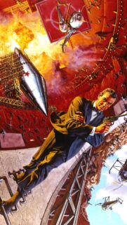 Classic Retro James Bond 007 Action Movie Poster High Quality Mobile Wallpaper