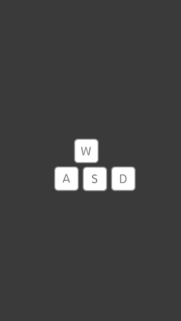 Minimalist Gaming WASD Keys Dark Aesthetic Mobile Wallpaper