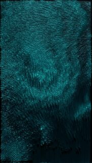 Abstract Teal Pixel Sorting Texture High Quality Mobile Wallpaper