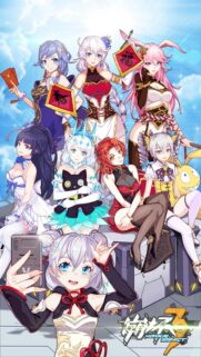 Honkai Impact 3rd Anime Girls Group Selfie Wallpaper – High Resolution Mobile Background
